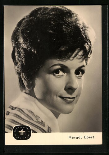 Cartolina attrice margot ebert - cartolina,
