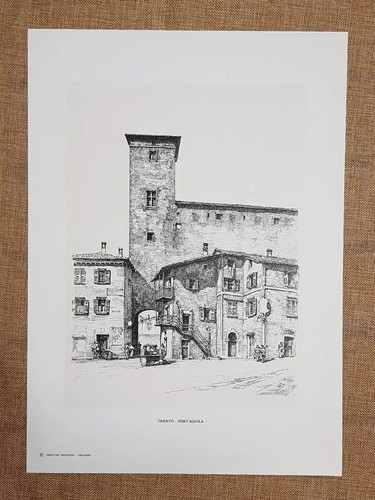 Trento porta aquila - trento, di