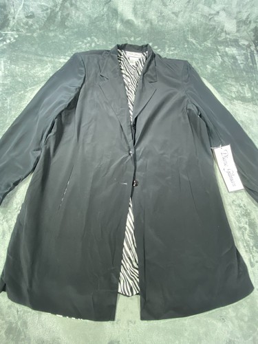 Blazer seta donna grande nero