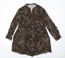 Mini Zara donna marrone stampa