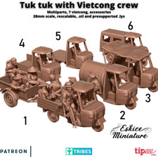 Tuk Tuk with Vietcong Crew -