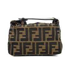 [Eccellente]FENDI Zucca Marrone Vanity Bag Marsupio Nylon Autentico F05-0245