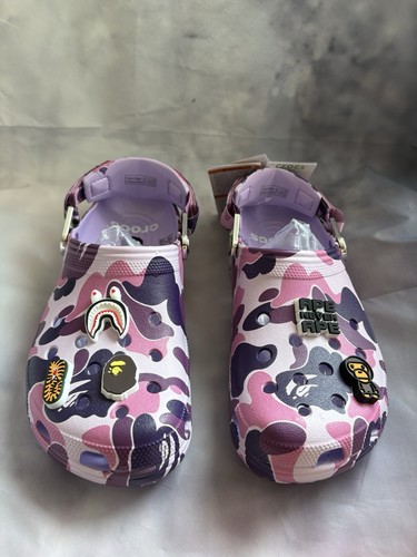 Bape crocs viola - crocs, taglia