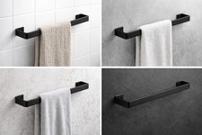 Porta Asciugamani Bagno Nero