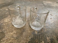 lotto 2 vecchi bicchieri mercatini di natale