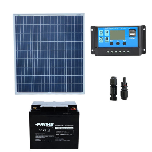 Kit solare fotovoltaico 80w - kit,