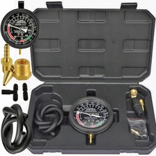 Kit Tester Pressione Vuoto Motore Benzina Manometro Vacuometro Auto Moto Turbo
