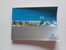 Piaggio X9 500 Evolution manuale uso manutenzione libretto istruzioni originale
