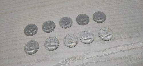 Monete lire delfino - monete,