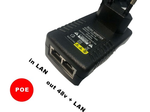 Alimentatore poe 48v to - poe, 0.5a