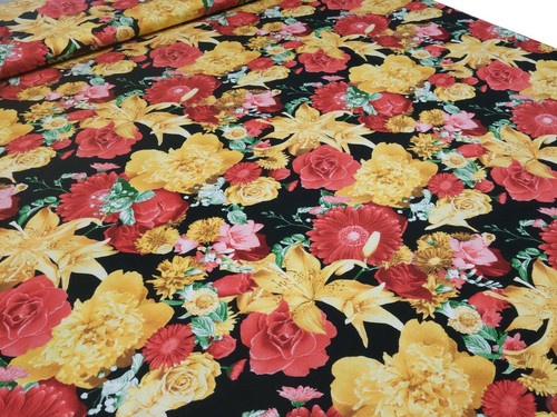 Tessuto viscosa jersey rose