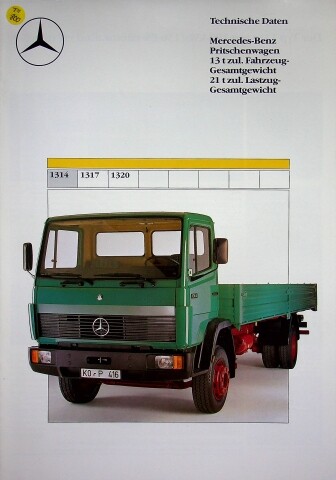 275291 mercedes camion 1314 - camion,