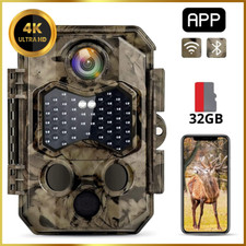 Fototrappola da Caccia WiFi 4K ✅Telecamera Visione Notturna a Infrarossi da 48MP