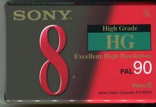 VIDEO 8/ Video cassetta TELECAMERA Sony 8 PAL HG60 Metal