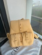 Preowned: Furla Net grained leather bagpack