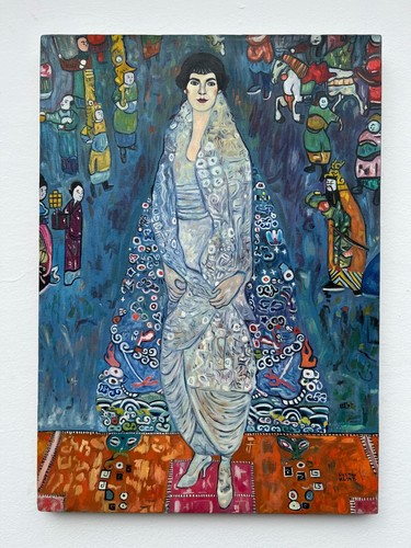 Dipinto olio tela gustav - dipinto,