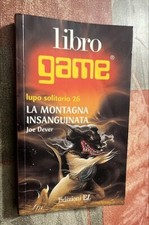 librogame  LA MONTAGNA INSANGUINATA n.26 Lupo solitario  2°Edizione  Joe Dever