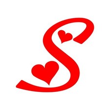 adesivo prespaziato LETTERA S