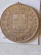 5 Lire Vitt. Em. II 1864 R