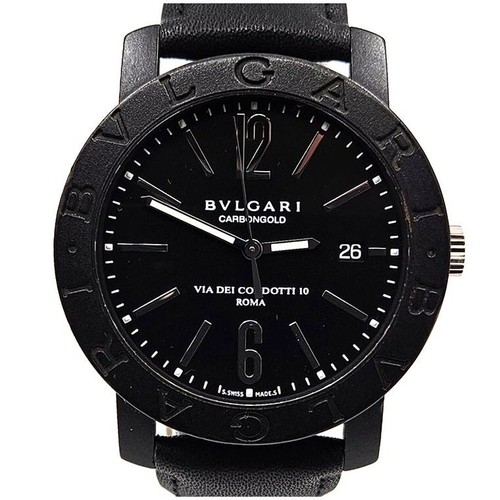 Bulgari carbon watch - bulgari,