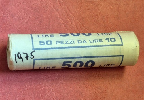 Rotolino lire 1975 spighe - 10,