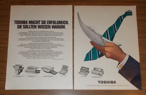 Seltene werbung toshiba - seltene,