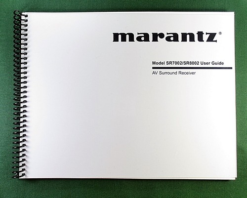 Marantz sr7002 sr8002 manuale - sr7002,