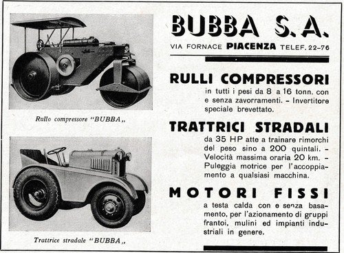 Pubblicita 1940 bubba - 1940,