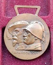 Ww2 Medaglia Ventennio 1936 1° Centenario Bersaglieri