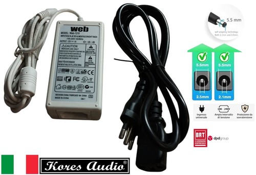 Alimentatore switching 12v - 12v, 1a