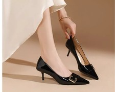 Decolte Nere Pelle Sintetica