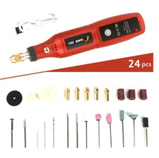 Mini set punte utensili rotanti elettrici senza fili fresa macina lucidatura trapano adatto dremel.