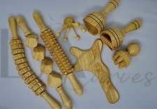 kit/set attrezzi terapia legno