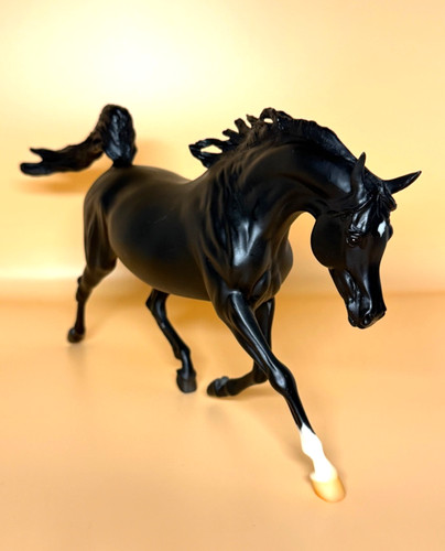 Breyer cavalli nero trotto - cavalli,