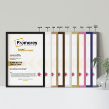 Cornice portafoto sottile nera