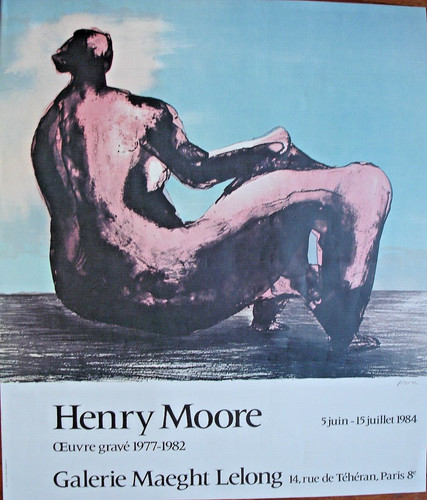 Affiche henry moore galerie - henry, moore-galerie