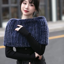 Sciarpa Tessuto Pelliccia