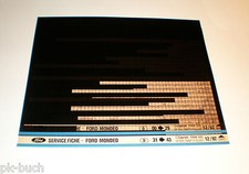 Microfiche Manuale D'Officina Ford Mondeo Stand 12/1992