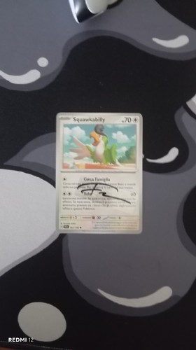 Carta pokemon firmata federic - pokemon,
