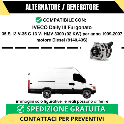 Alternatore iveco daily iii - iveco,