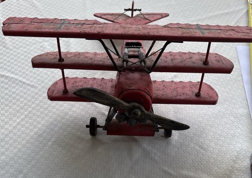 Vintage weathered fokker dr1 - vintage,