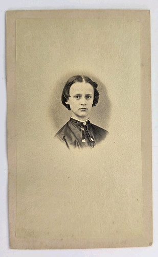 Antica foto cdv giovane - antica,