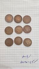9 monete da 1 centesimo americano antiche rare  euro   65