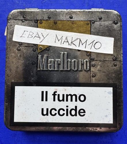 Scatola metallo sigarette - 🔵scatola,