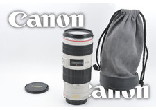 Canon EF 70-200mm F/4 L IS USM obiettivo + cappuccio [quasi nuovo] dal Giappone #LE250514