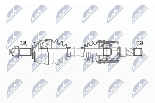 Albero motore nty - nty, npw-ft-043