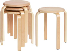 Set Di 4 Sgabelli Rotondi in