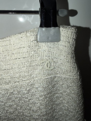 Gonna chanel bianca vintage - chanel,