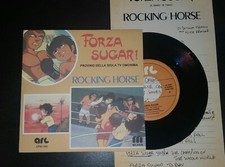 FORZA SUGAR / HERE COME . ROCKING HORSE PROVINI ORIGINALI SIGLA CARTONE 45 GIRI