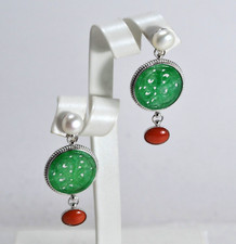 Orecchini argento 925 perle - orecchini,